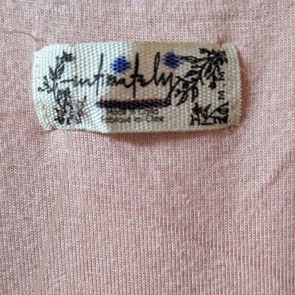 Pink Ruffle Free People Bodysuit Size M New without tags - Picture 4 of 6